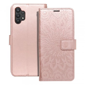 Knížkové pouzdro Mezzo Book mandala pro Samsung Galaxy A32 5G růžovozlaté