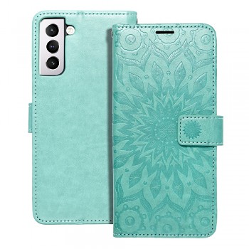 Knížkové pouzdro Mezzo Book mandala pro Samsung Galaxy A12 / Galaxy M12 zelené