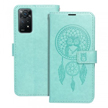 Pouzdro Mezzo Book pro Xiaomi Redmi Note 11 / 11S lapač snů zelené