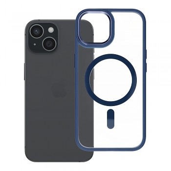 ROAR Mag Bumper kryt kompatibilní s MagSafe pro iPhone 15 tmavě modrý