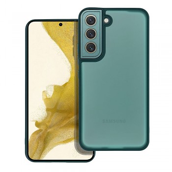 Kryt Variete pro Samsung Galaxy S22 tmavě zelený