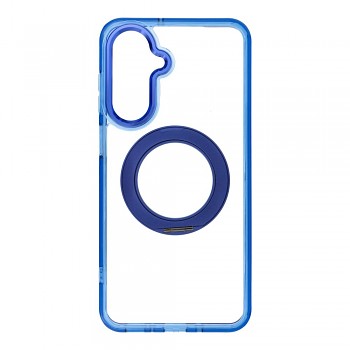 Kryt Frame Circle Stand pro Samsung Galaxy A17 / A18 s MagSafe tmavě modrý