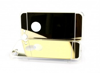 Zadní zrcátkový kryt na iPhone 8 zlatý