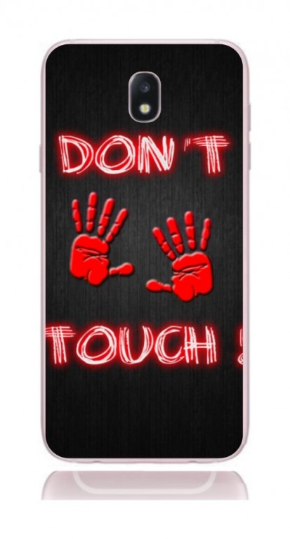 Zadní kryt na Samsung J7 2017 Don't touch red