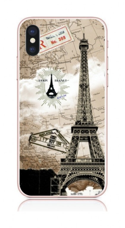 Pouzdro TopQ iPhone X pevné Paris 2 21219 (kryt neboli obal na mobil Apple iPhone X)