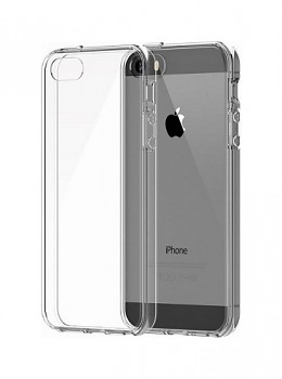 Zadní kryt Swissten Clear Jelly na iPhone 5 / 5s / SE průhledný