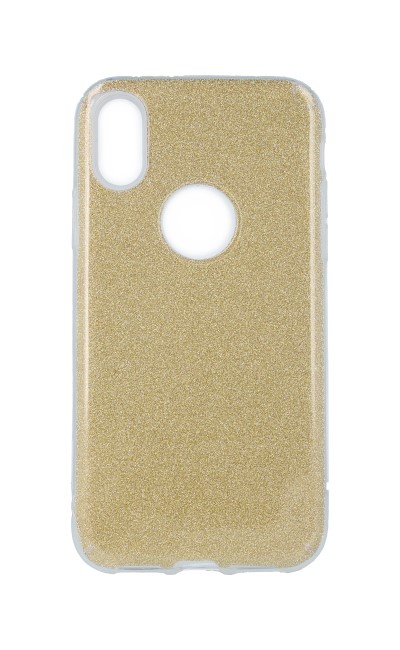 Pouzdro Forcell iPhone X glitter zlaté 27770 (kryt neboli obal na mobil iPhone X)