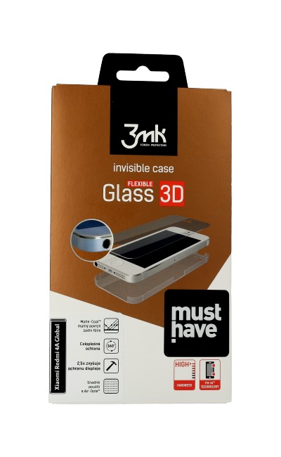 Ochranná folie 3mk FlexibleGlass 3D na Xiaomi Redmi 4A přední + zadní 27852