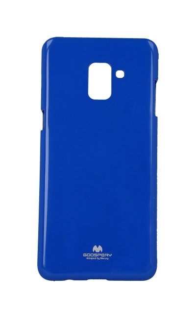 Pouzdro Mercury Samsung A8 Plus 2018 silikon modrý 28260 (kryt neboli obal na mobil Samsung A8 Plus 2018)