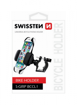 Držák na mobil na kolo Swissten S-Grip BCCL1 černý