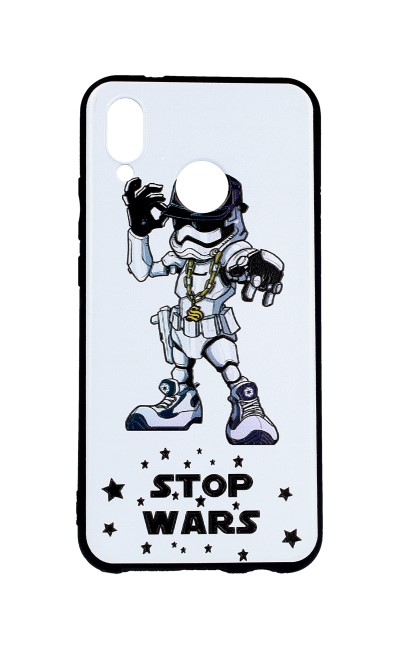 Pouzdro TopQ Huawei P20 Lite 3D silikon Stormtrooper 29110 (kryt neboli obal na mobil Huawei P20 Lite)