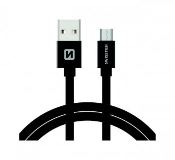 Datový kabel Swissten microUSB 2m černý