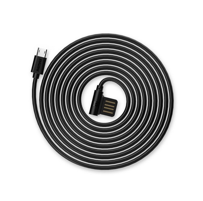 Levně Datový kabel Remax Rayen microUSB 1m černý 32229