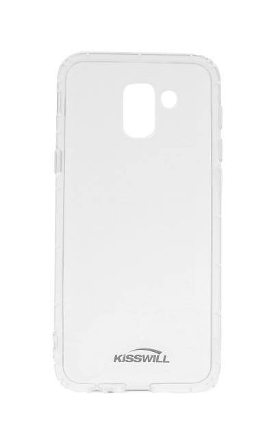 Pouzdro KISSWILL Samsung J6 silikon průhledný 32474 (kryt neboli obal na Samsung J6)
