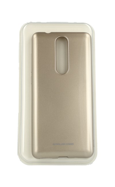 Pouzdro Molan Cano Jelly Nokia 5.1 silikon zlatý 32968 (kryt neboli obal na mobil Nokia 5.1)