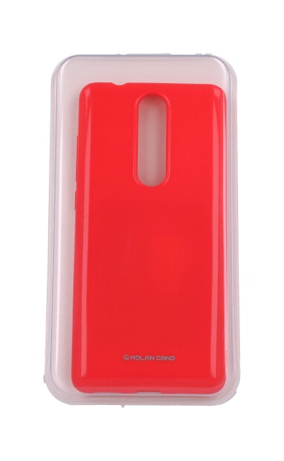 Pouzdro Molan Cano Jelly Nokia 5.1 silikon růžový 32969 (kryt neboli obal na mobil Nokia 5.1)