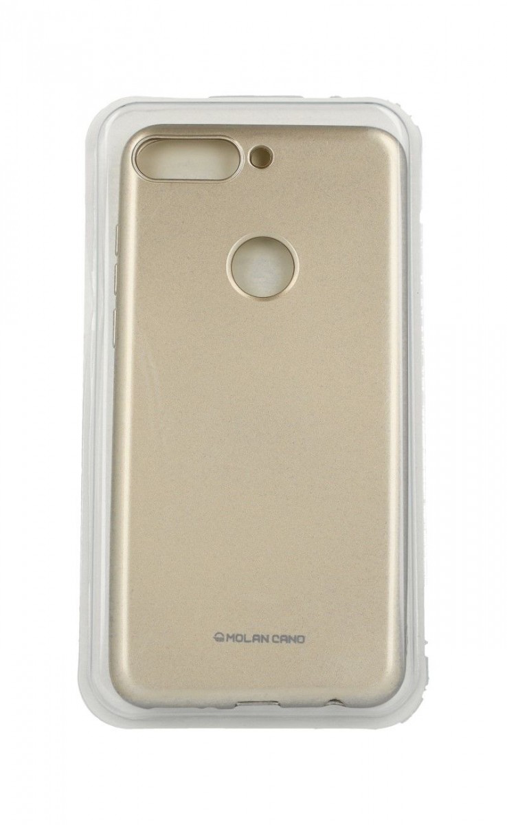 Pouzdro Molan Cano Jelly Honor 7C silikon zlatý 33225 (kryt neboli obal na mobil Honor 7C)
