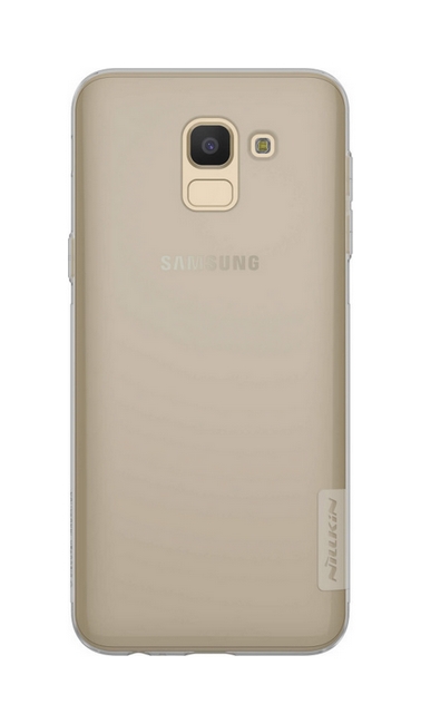 Pouzdro Nillkin Samsung J6 silikonové tmavé 33353 (kryt neboli obal na mobil Samsung J6)