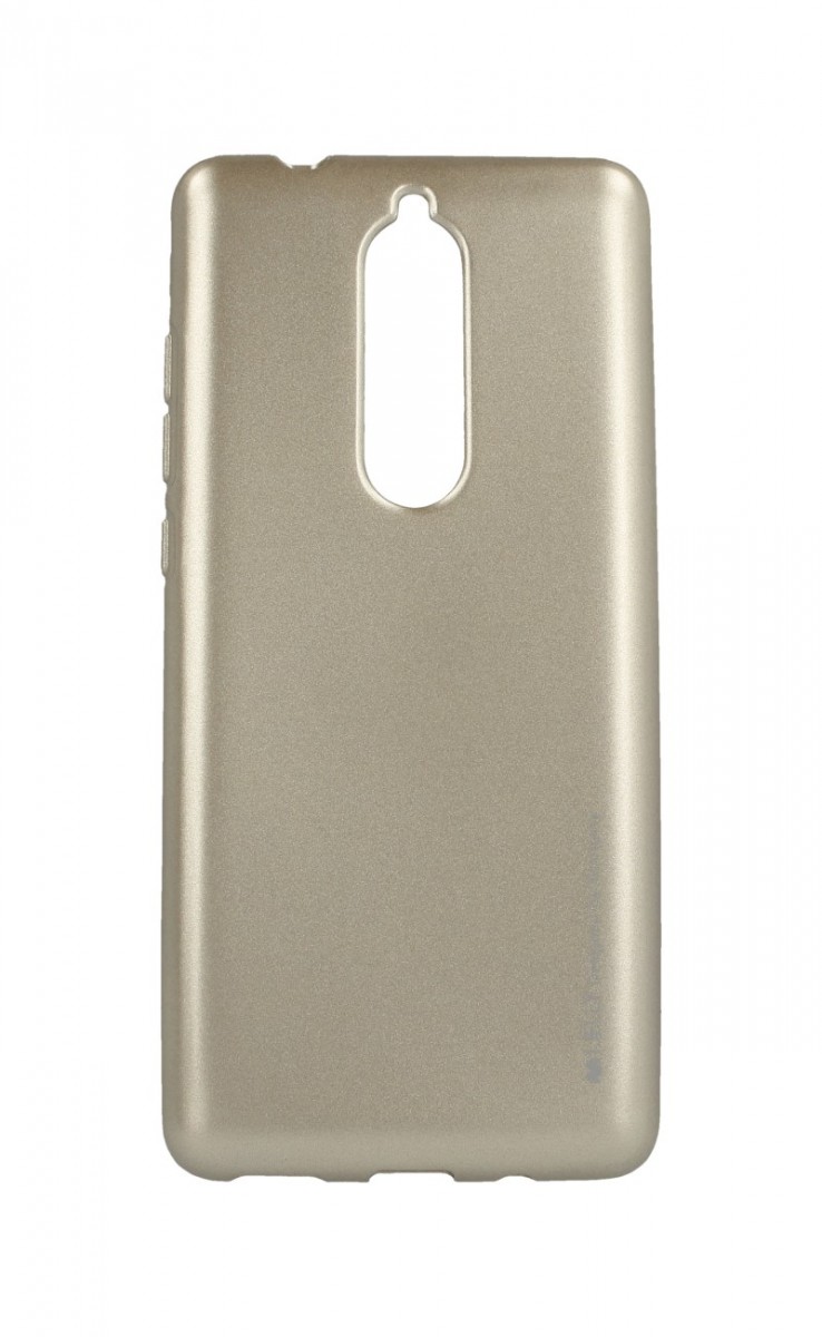 Pouzdro Mercury iJelly Nokia 5.1 silikon zlatý 33489 (kryt neboli obal na Nokia 5.1)