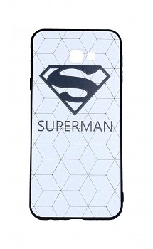 Zadní 3D silikonový kryt na Samsung J4+ bílý Superman