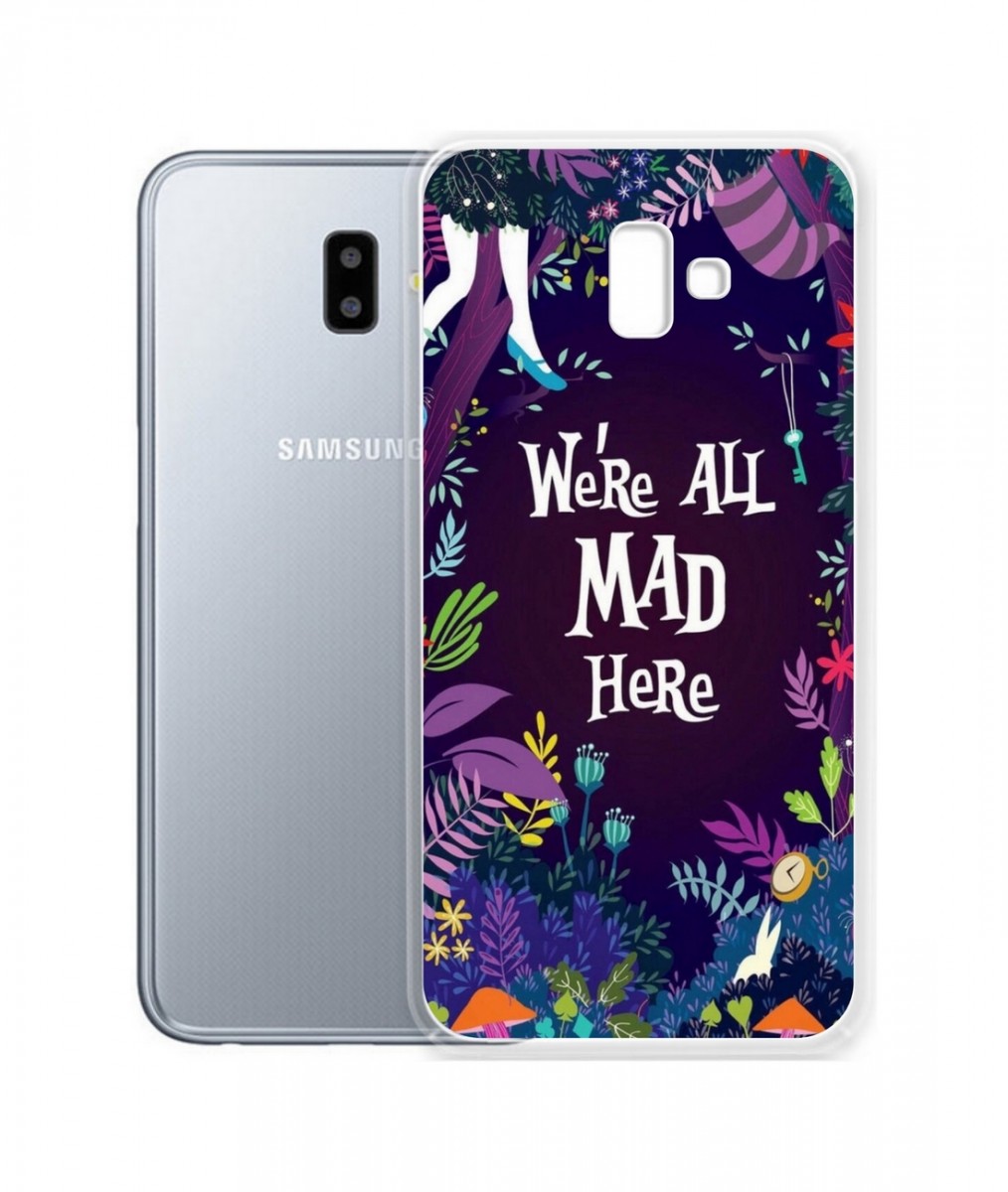 Pouzdro TopQ Samsung J6+ silikon Mad 34033 (kryt neboli obal na mobil Samsung J6+)