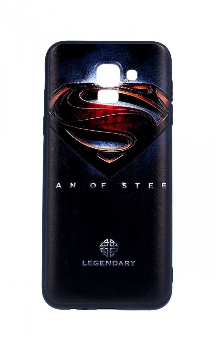 Levně Pouzdro TopQ Samsung J6 3D silikon Superman 2 34235 (kryt neboli obal na mobil Samsung J6)