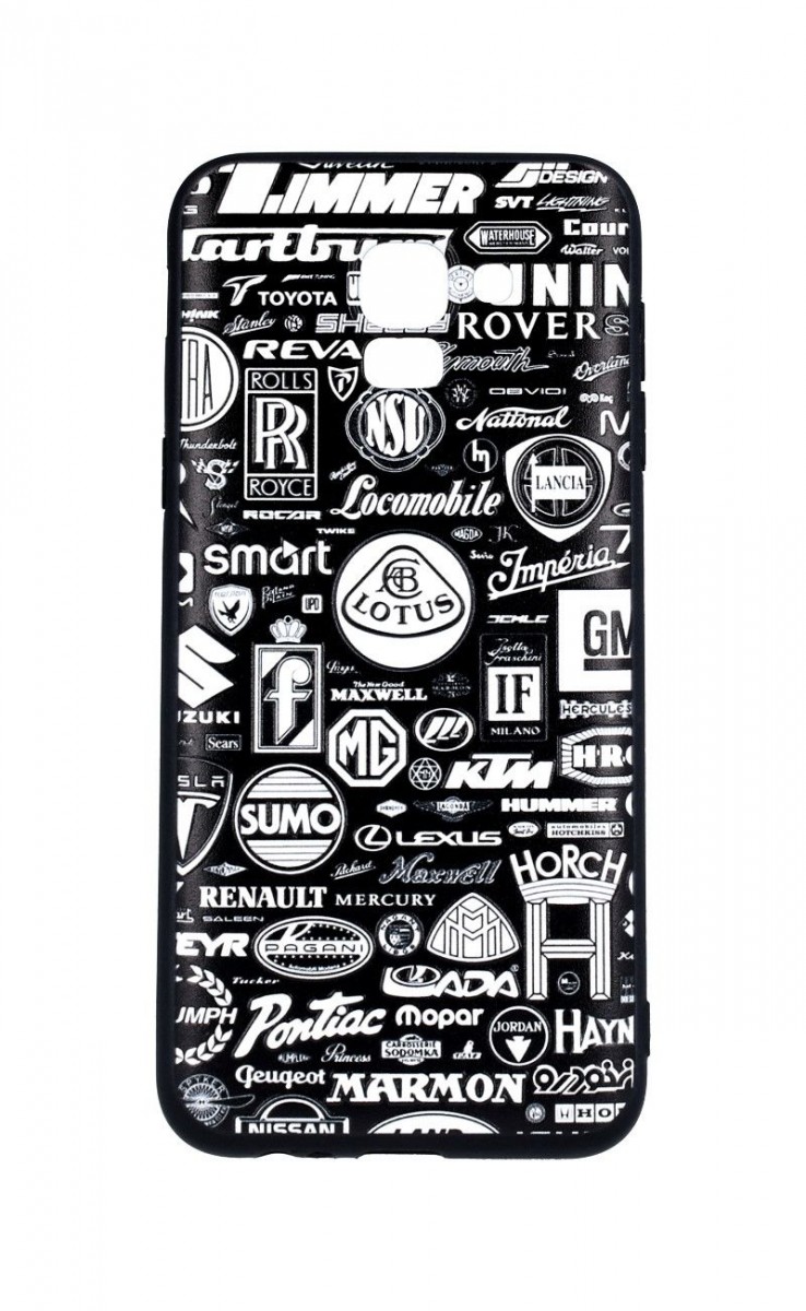 Pouzdro TopQ Samsung J6 3D silikon Cars 34245 (kryt neboli obal na mobil Samsung J6)