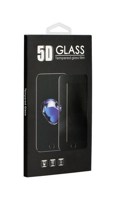 Tvrzené sklo BlackGlass iPhone XR 5D černé 34316 (ochranné sklo iPhone XR)