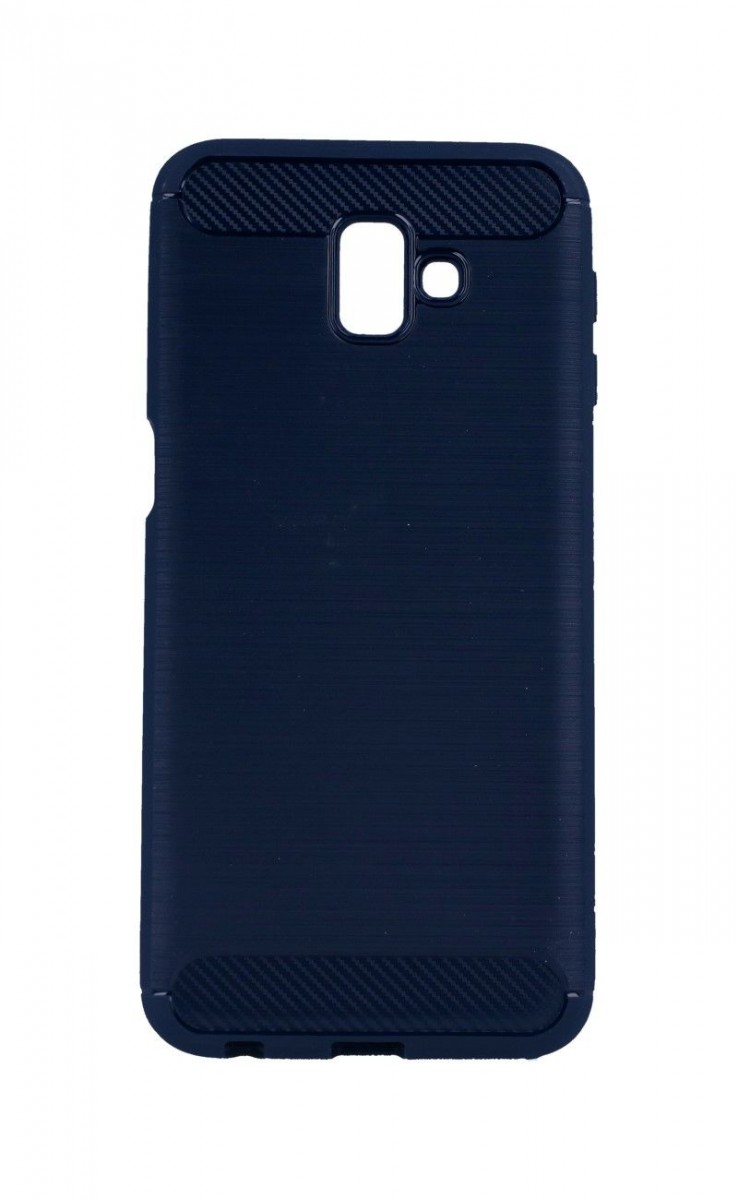 Levně Pouzdro TopQ Samsung J6+ silikon modrý 35068 (kryt neboli obal na mobil Samsung J6+)