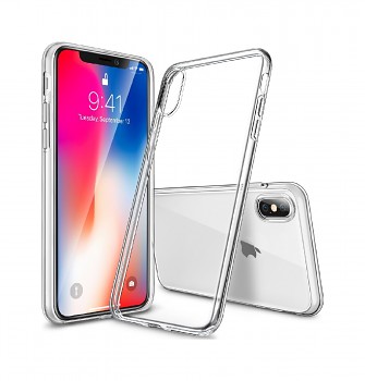 Zadní kryt Swissten Clear Jelly na iPhone XS Max průhledný