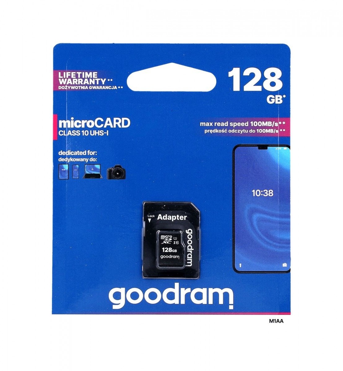 Levně Paměťová karta GOODRAM 128GB Class 10 UHS-I 35237
