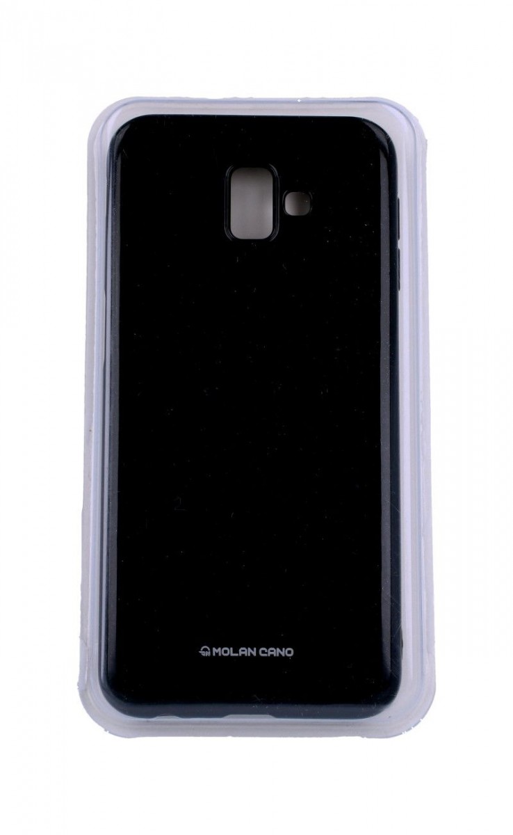 Pouzdro Molan Cano Jelly Samsung J6+ silikon černý 35422 (kryt neboli obal na mobil Samsung J6+)