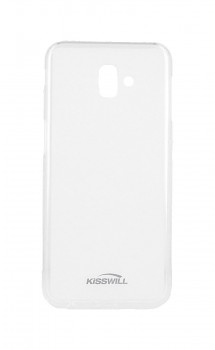 Zadní silikonový kryt KISSWILL na Samsung J6+ světlý
