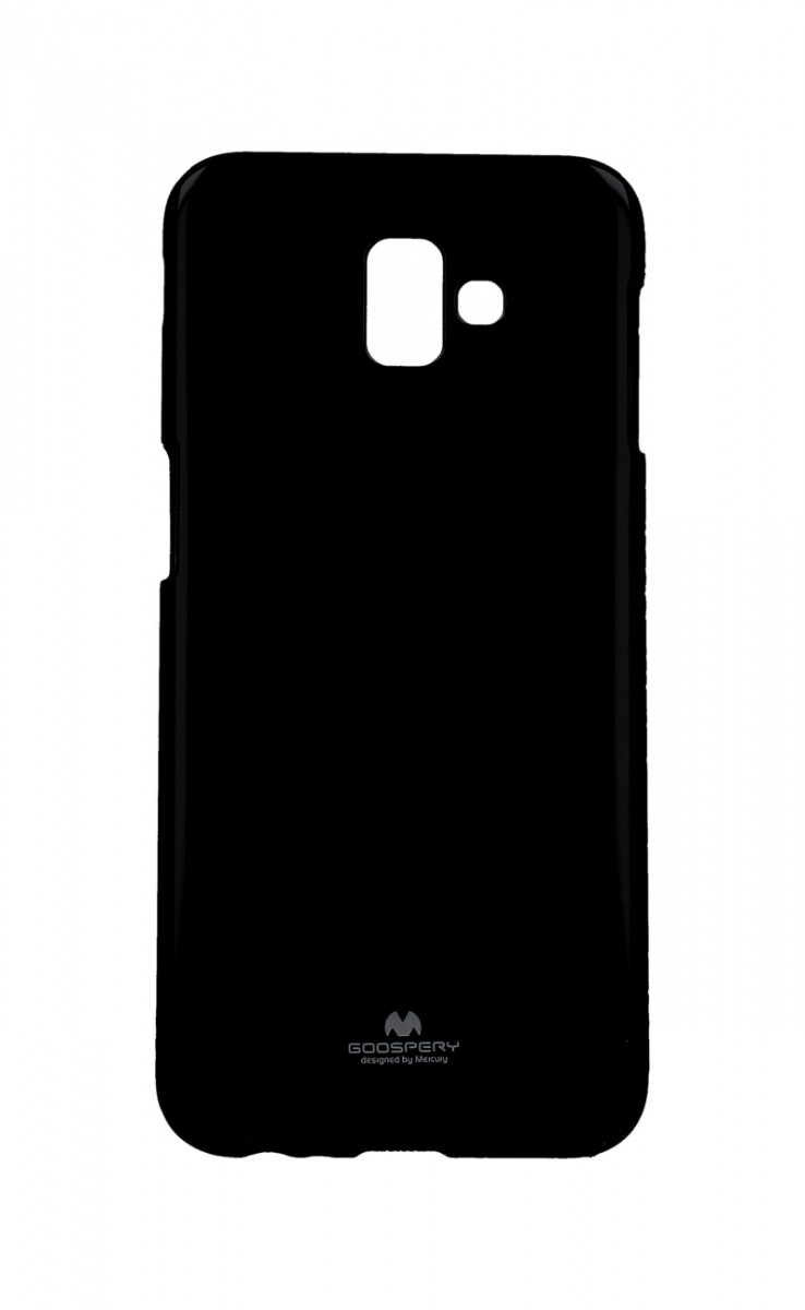 Kryt Mercury Samsung J6+ silikon černý 36025 (pouzdro neboli obal na mobil Samsung J6+)