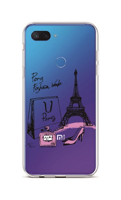 Zadní silikonový kryt na Xiaomi Mi 8 Lite Fashion Week