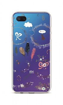 Zadní silikonový kryt na Xiaomi Mi 8 Lite Peříčka 1