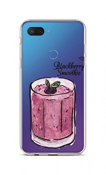 Zadní silikonový kryt na Xiaomi Mi 8 Lite Blackberry Smoothie