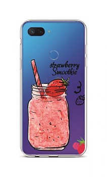 Zadní silikonový kryt na Xiaomi Mi 8 Lite Strawberry Smoothie