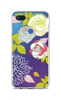 Zadní silikonový kryt na Xiaomi Mi 8 Lite Abstract Roses