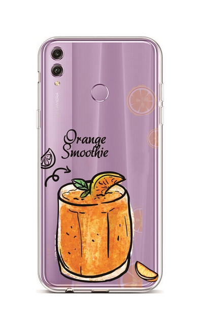 Kryt TopQ Honor 8X silikon Orange Smoothie 37356 (pouzdro neboli obal na mobil Honor 8X)