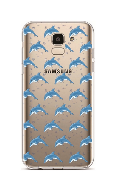 Zadní silikonový kryt na Samsung J6 Dolphins