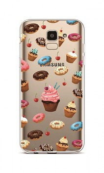 Zadní silikonový kryt na Samsung J6 Cake Shop