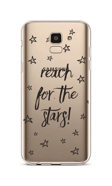 Zadní silikonový kryt na Samsung J6 Reach For The Stars