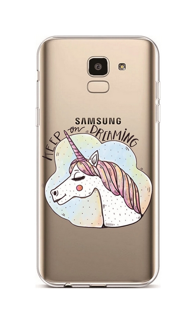 Kryt TopQ Samsung J6 silikon Dreaming 37903 (pouzdro neboli obal na mobil Samsung J6)