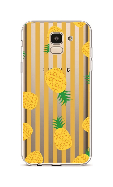 Zadní silikonový kryt na Samsung J6 Pineapples