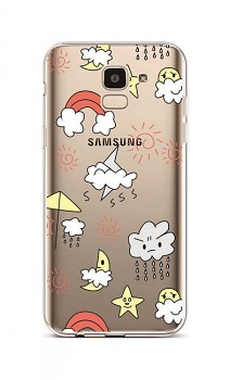 Zadní silikonový kryt na Samsung J6 Rainy Day