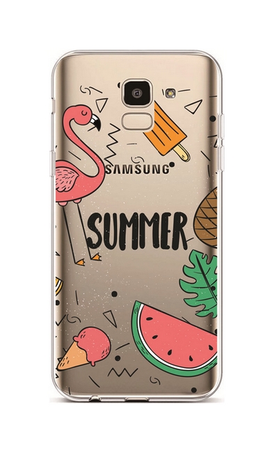 Kryt TopQ Samsung J6 silikon Summer 37909 (pouzdro neboli obal na mobil Samsung J6)