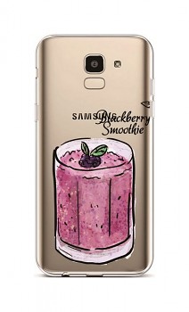 Zadní silikonový kryt na Samsung J6 Blackberry Smoothie