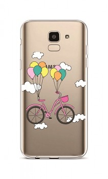 Zadní silikonový kryt na Samsung J6 Pink Bike