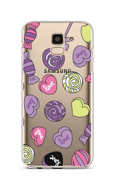 Zadní silikonový kryt na Samsung J6 Lovely Candy